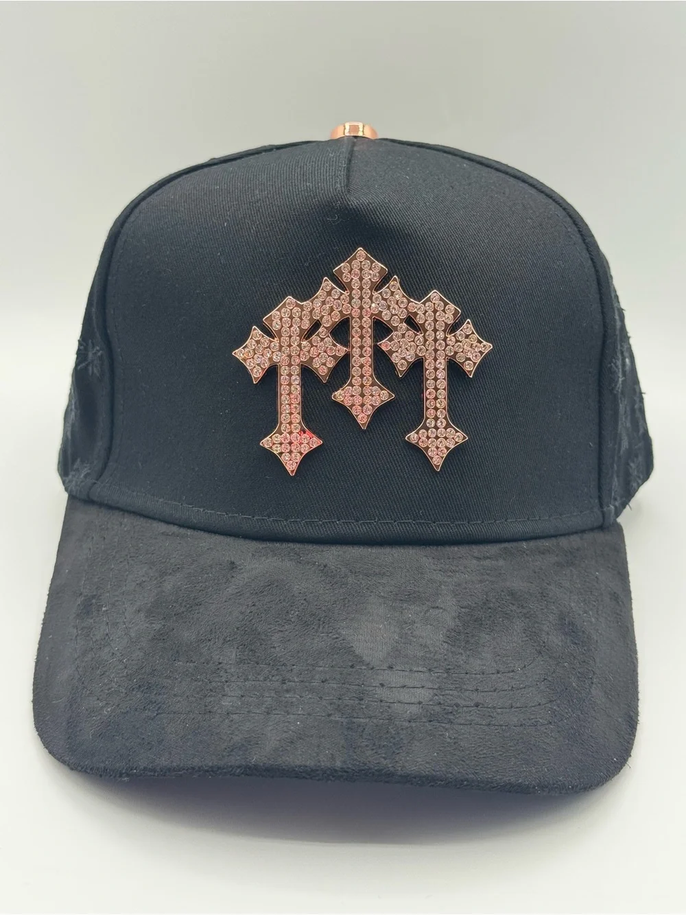 El Barbas hats | Natanael Cano Chrome Cruzes Baseball Cap